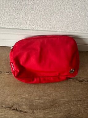 Red Lululemon Belt Bag